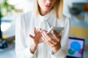 Woman on Cell Instagram Inspiration